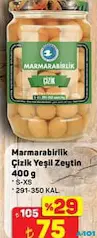 MARMARABİRLİK ÇİZİK YEŞİL ZEYTİN 400 G